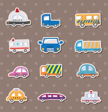 car stickers clipart
