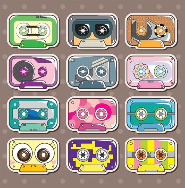 music Tapes stickers clipart