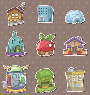 house stickers clipart