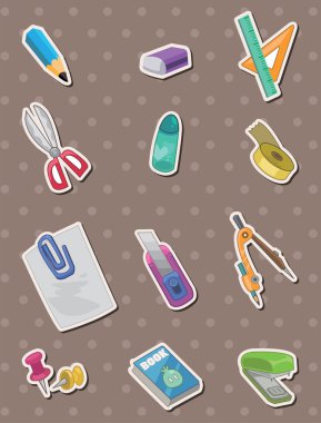 stationery stickers clipart