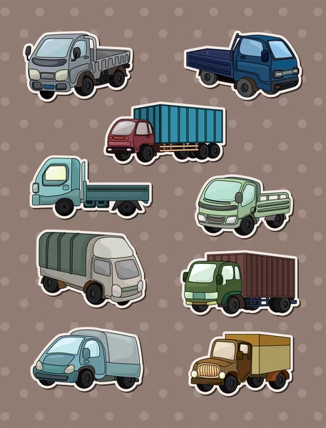 stock vector truck stickers