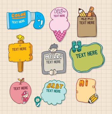 cute cartoon board clipart