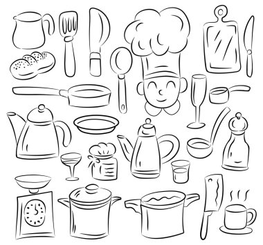 Kitchen draw clipart