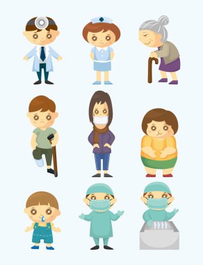 Doctors and Patient clipart