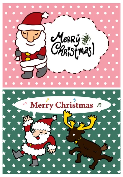 Cute Christmas Card — Stock Vector