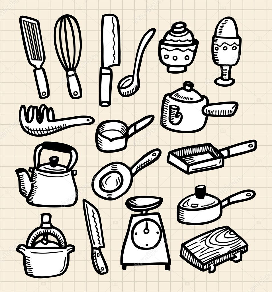 doodle kitchen