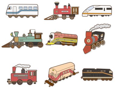 cartoon Train clipart