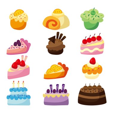 cartoon cake clipart