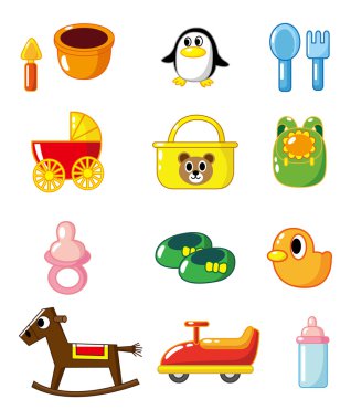 cartoon b Baby supplies clipart