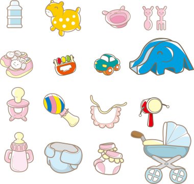 cartoon baby thing clipart