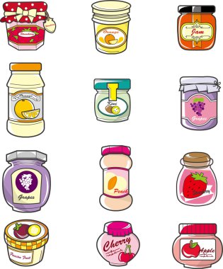 cartoon jam clipart