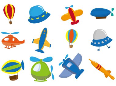 cartoon airplane clipart