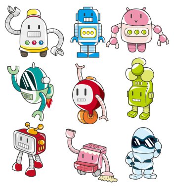 cartoon robot clipart