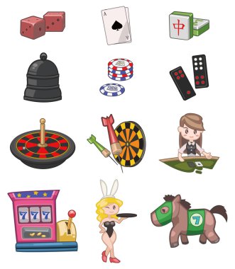 cartoon casino icon clipart