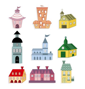 cute house icon clipart