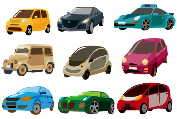 Icône de voiture de dessin animé — Image vectorielle