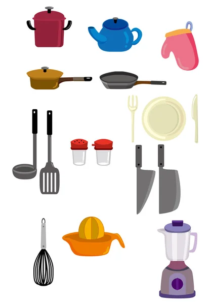 Icono de cocina de dibujos animados — Vector de stock
