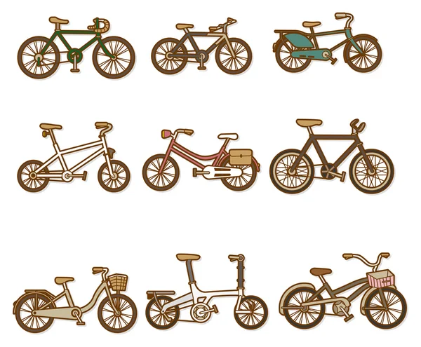 Bicicleta de dibujos animados — Vector de stock
