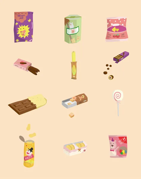 Icono de caramelo de dibujos animados — Vector de stock