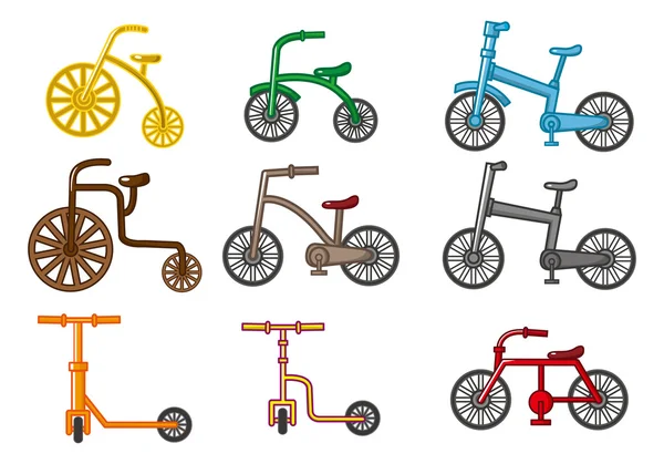 Vélo de dessin animé — Image vectorielle