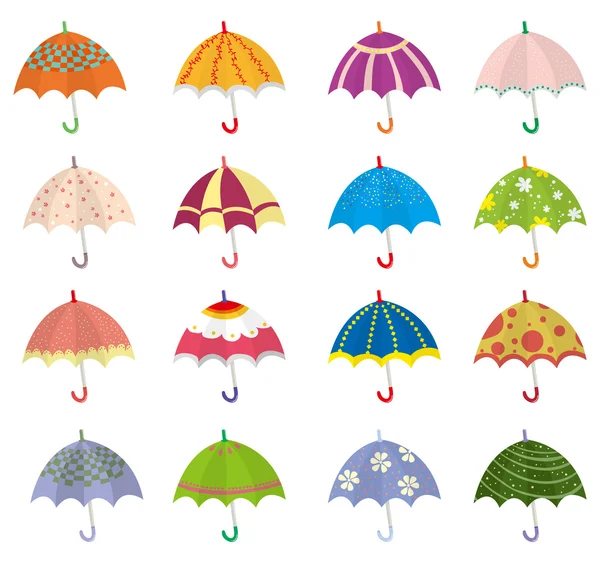 Icona ombrello cartone animato — Vettoriale Stock