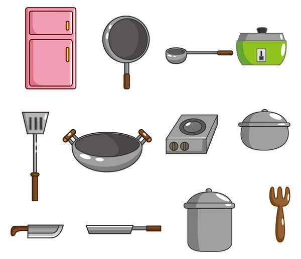 Icono de la herramienta de cocina de dibujos animados — Vector de stock