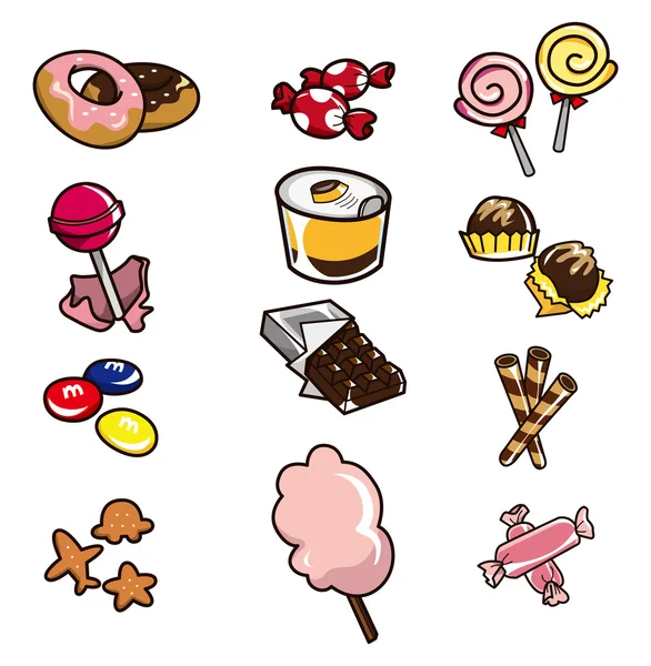 Icono de caramelo de dibujos animados — Vector de stock