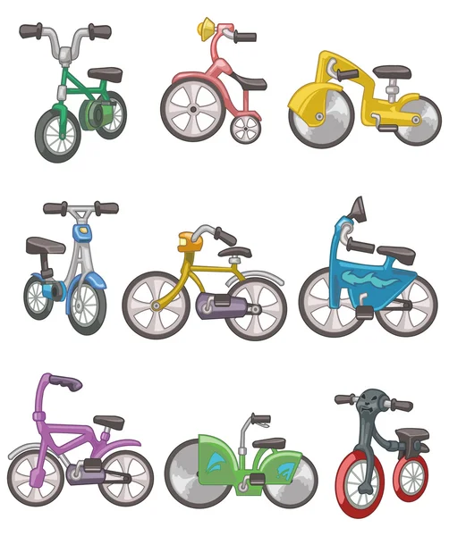 Cartone animato Bicicletta — Vettoriale Stock