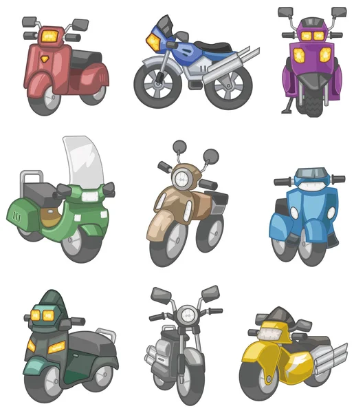 Μοτοσικλέτα κινουμένων σχεδίων — Διανυσματικό Αρχείο