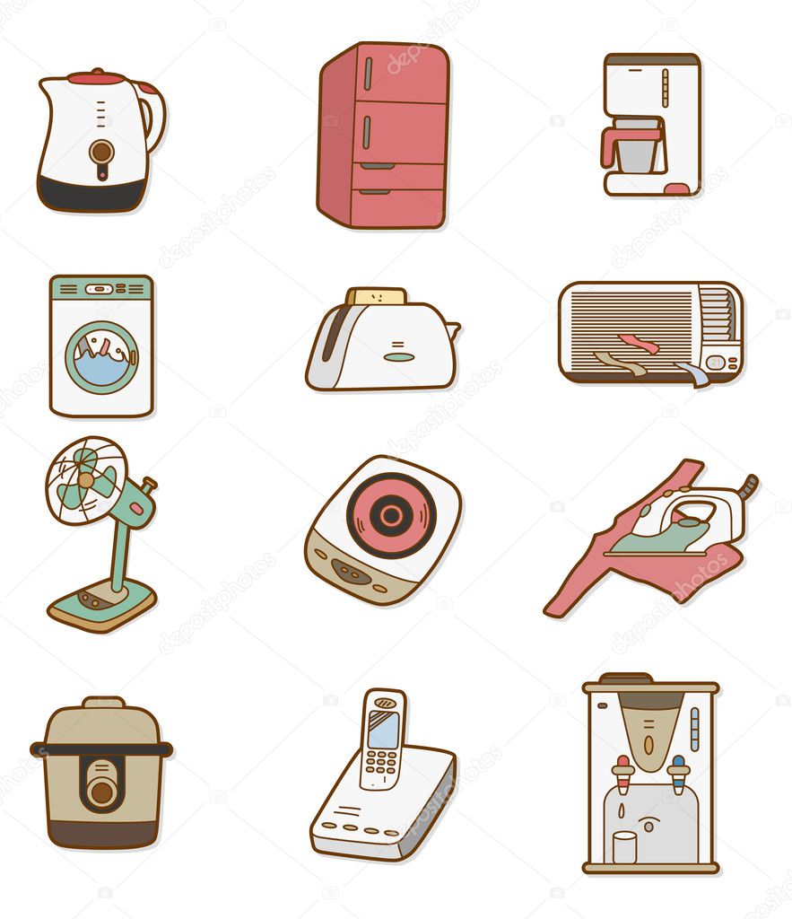 cartoon Home Appliances icon