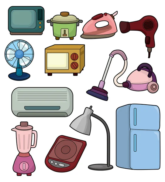 Icono del aparato doméstico de dibujos animados — Vector de stock