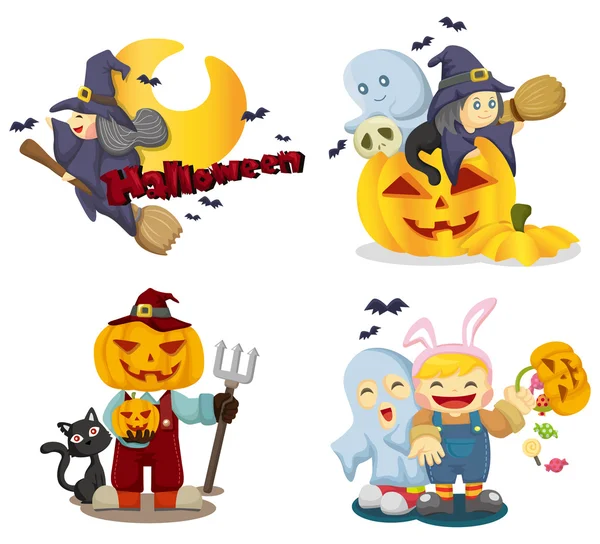 Set de iconos de Halloween — Archivo Imágenes Vectoriales