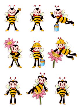 şirin bee Icons set