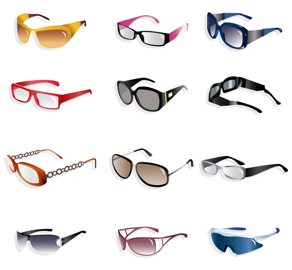 stock vector cartoon Glasses icon
