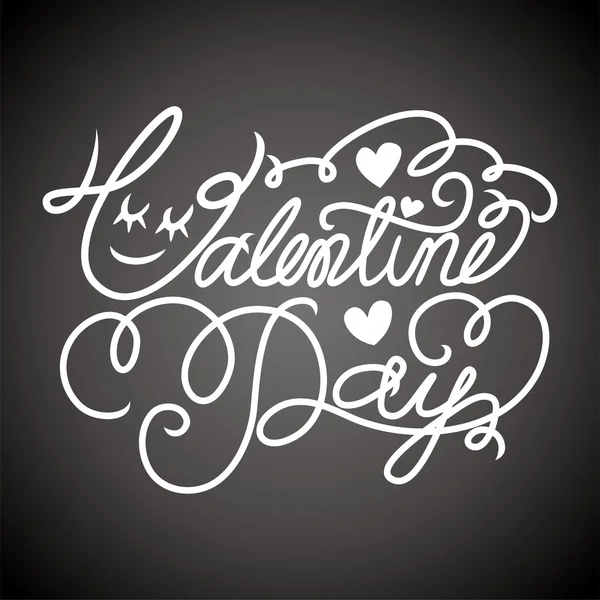 Valentýn lásku typ — Stockový vektor