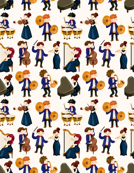 Оркестровый музыкальный проигрыватель — стоковый вектор
