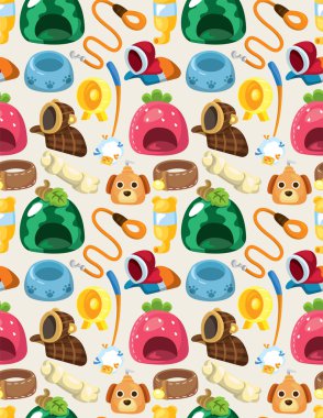 pet tool seamless pattern clipart