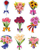 květ kytice ikony