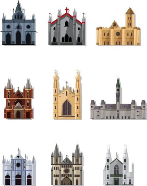 Мультфильм Сказочный замок икона — стоковый вектор