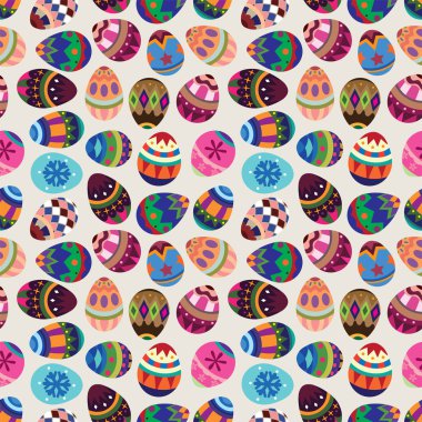 seamless Easter Egg pattern clipart