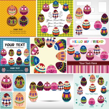 easter egg card clipart