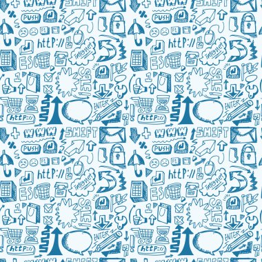 seamless web pattern clipart