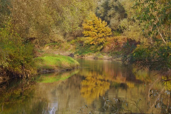 stock image Autumn on the riverside