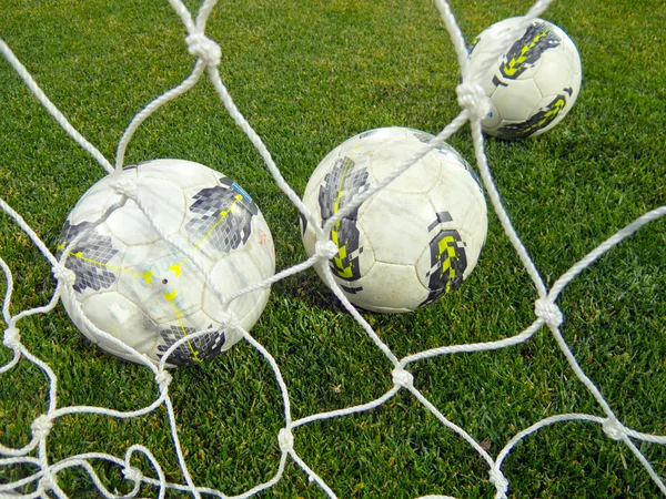 Ball in the net — Stock Photo, Image