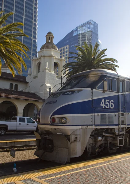 stock image Parked train