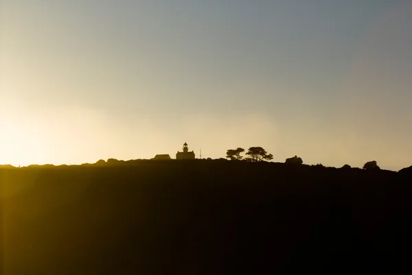 Cabrillo national monument o zmierzchu — Zdjęcie stockowe