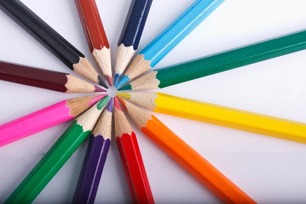 Stock image Rainbow pencils