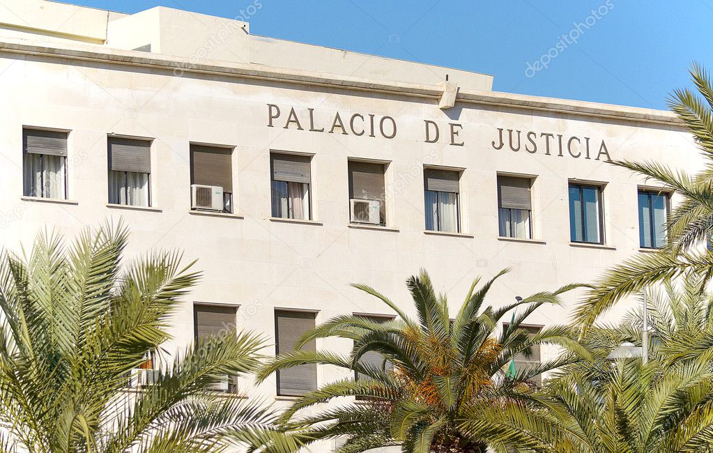 Justice Hall in small spanish town