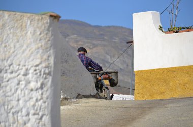 Tipik evleri ve alpujarra lowlands - İspanya