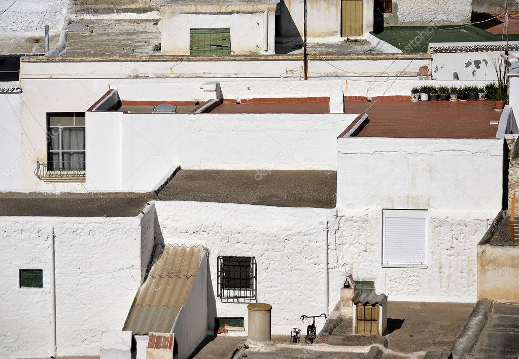 Typical houses in Alpujarra lowlands - Spain